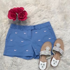 Vineyard Vines Whale Embroidered Shorts